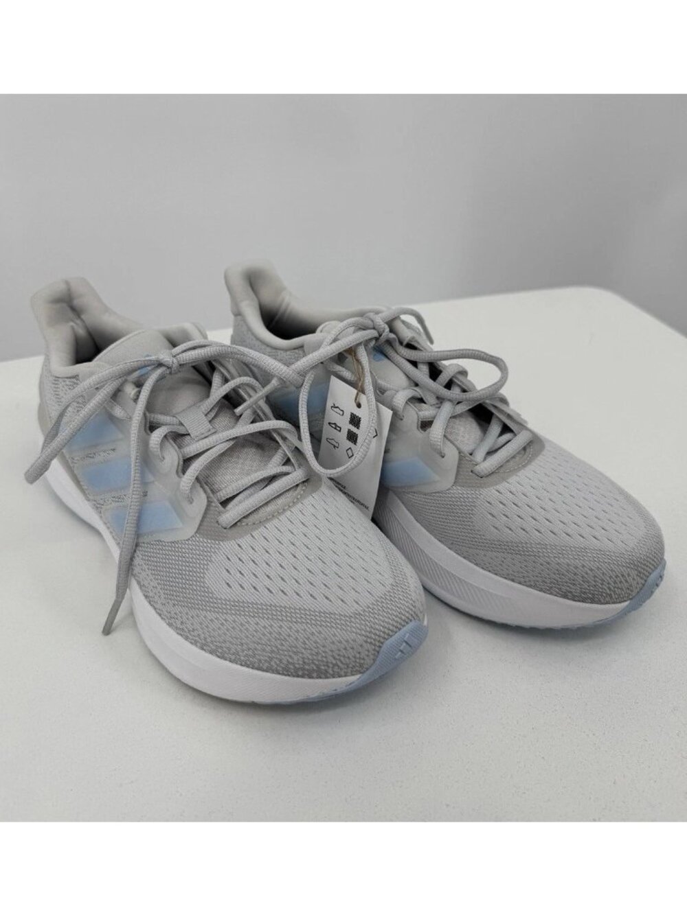 Adidas Kid Girl's Ultrarun 5 Running Athletic Shoes size 5.5 Youth Grey/Blue